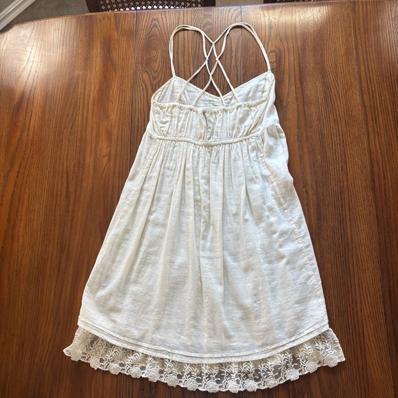 O'Neill Cream Lace Trim Dress - Picture 3 of 9